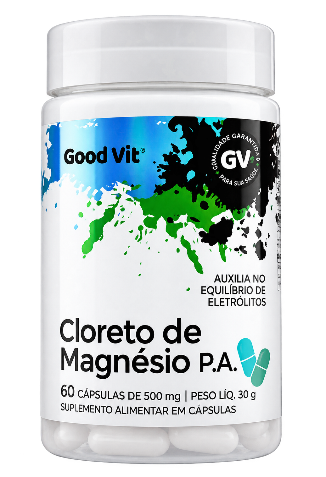 Cloreto de Magnésio P.A 60 Cápsulas